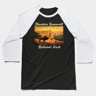 Theodore Roosevelt National North Vintage Dakota Baseball T-Shirt